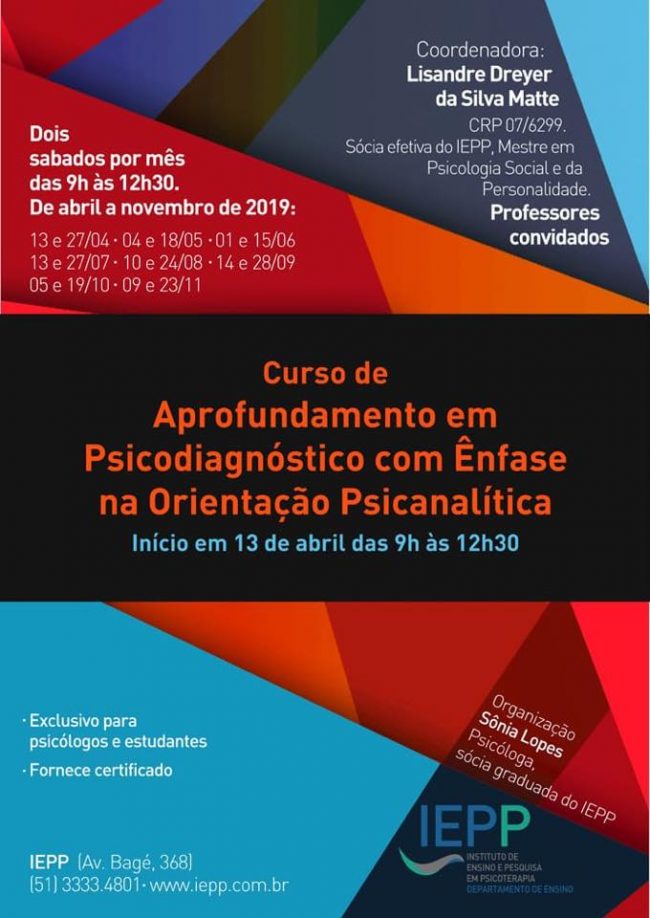 psicodiagnostico turma 2019